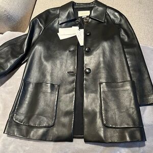 Ladies Gucci leather jacket